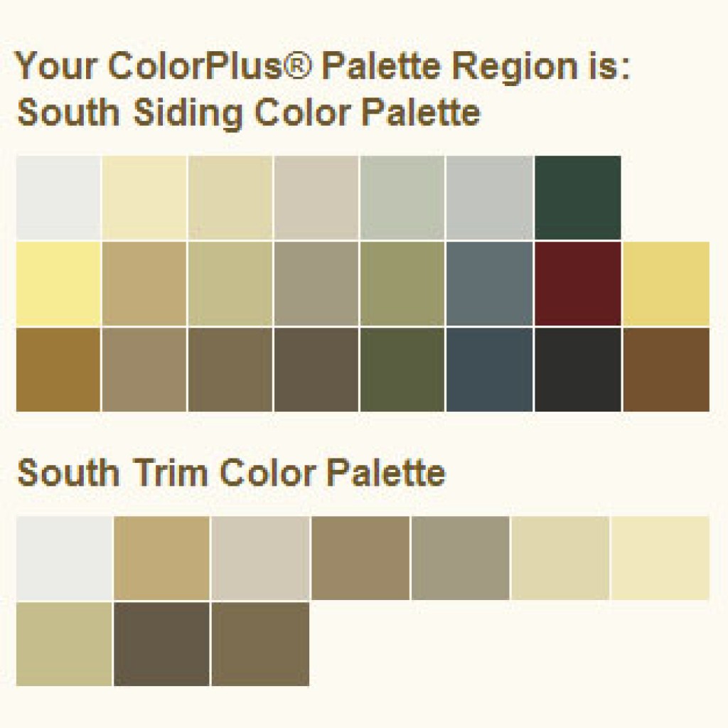 Hardie® Colorplus palette for Charlotte NC
