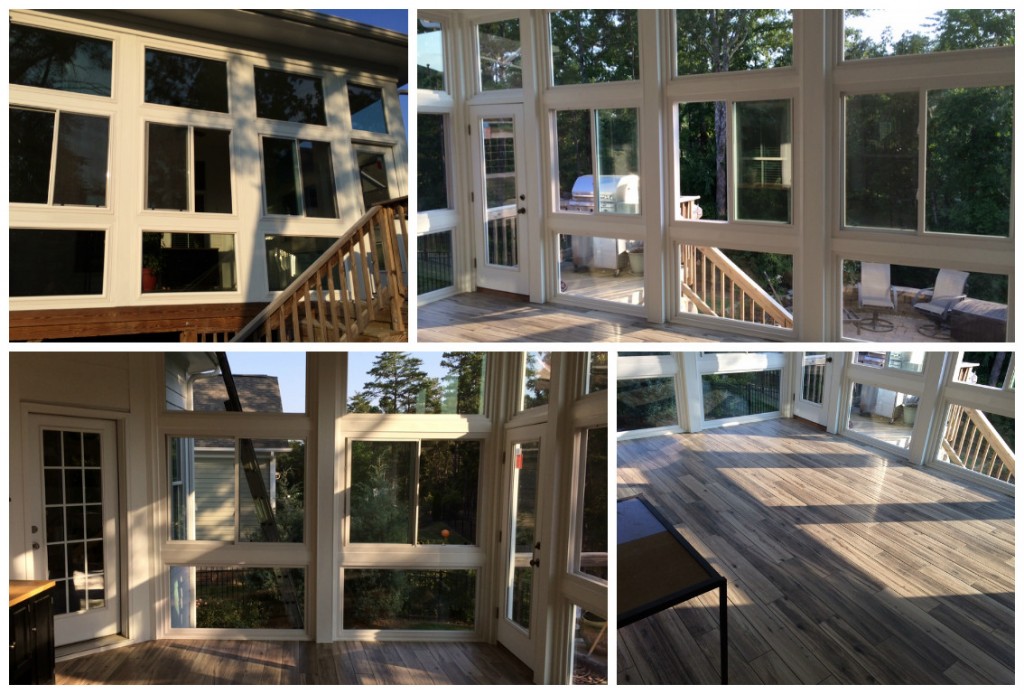 Completed sunroom in Fort Mill, SC.