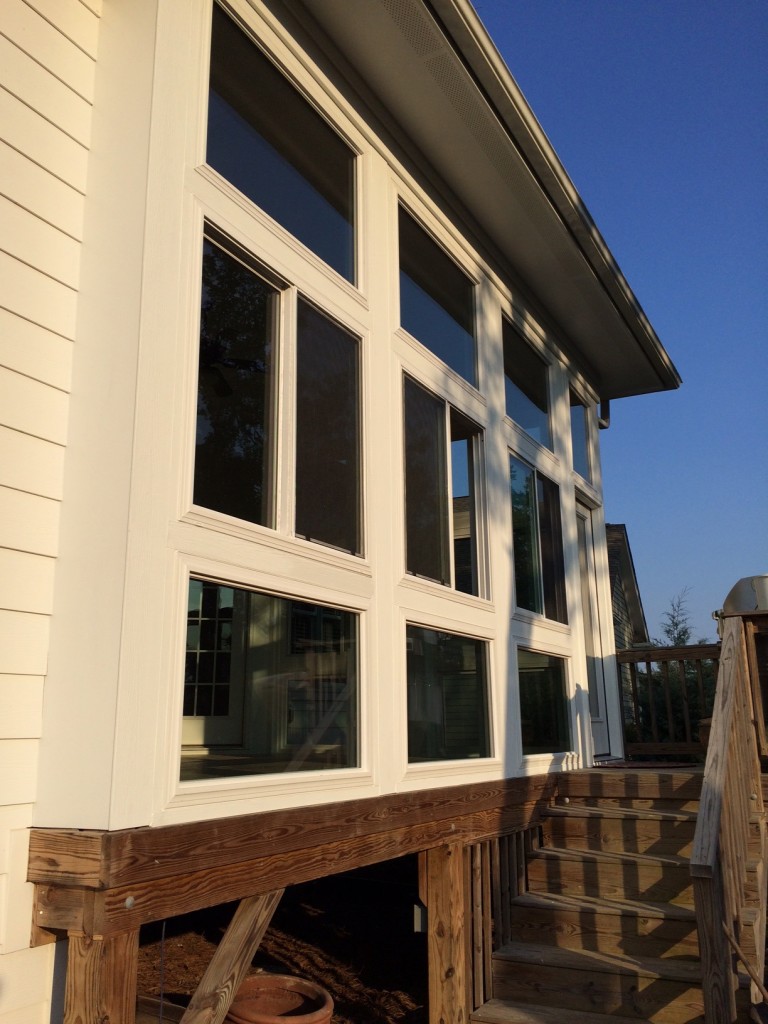 Completed Fort MIll SC sunroom by Belk Builders