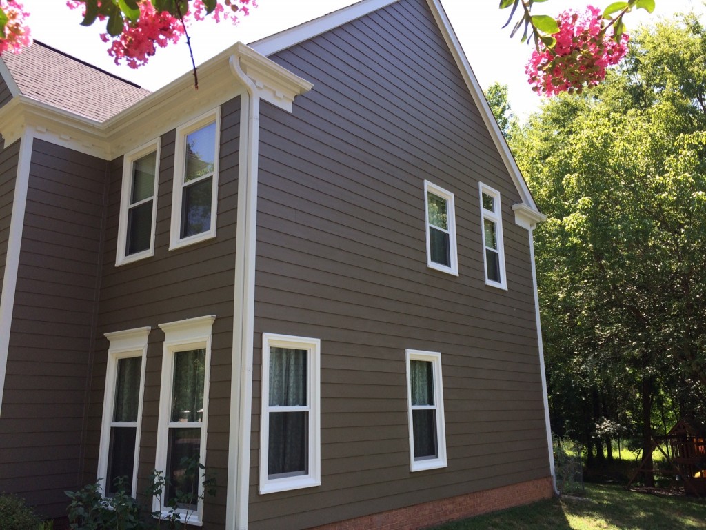 South Charlotte Hardie® Plank Siding and window replacement
