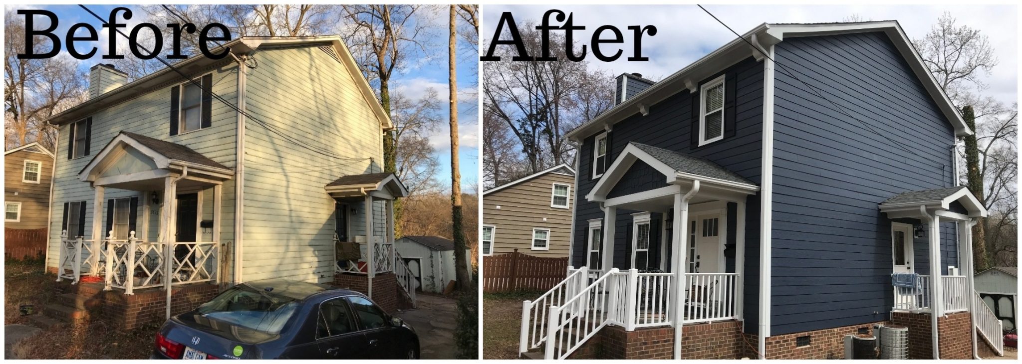 Charlotte Hardie® Plank Siding Replacement on Selwyn Ave