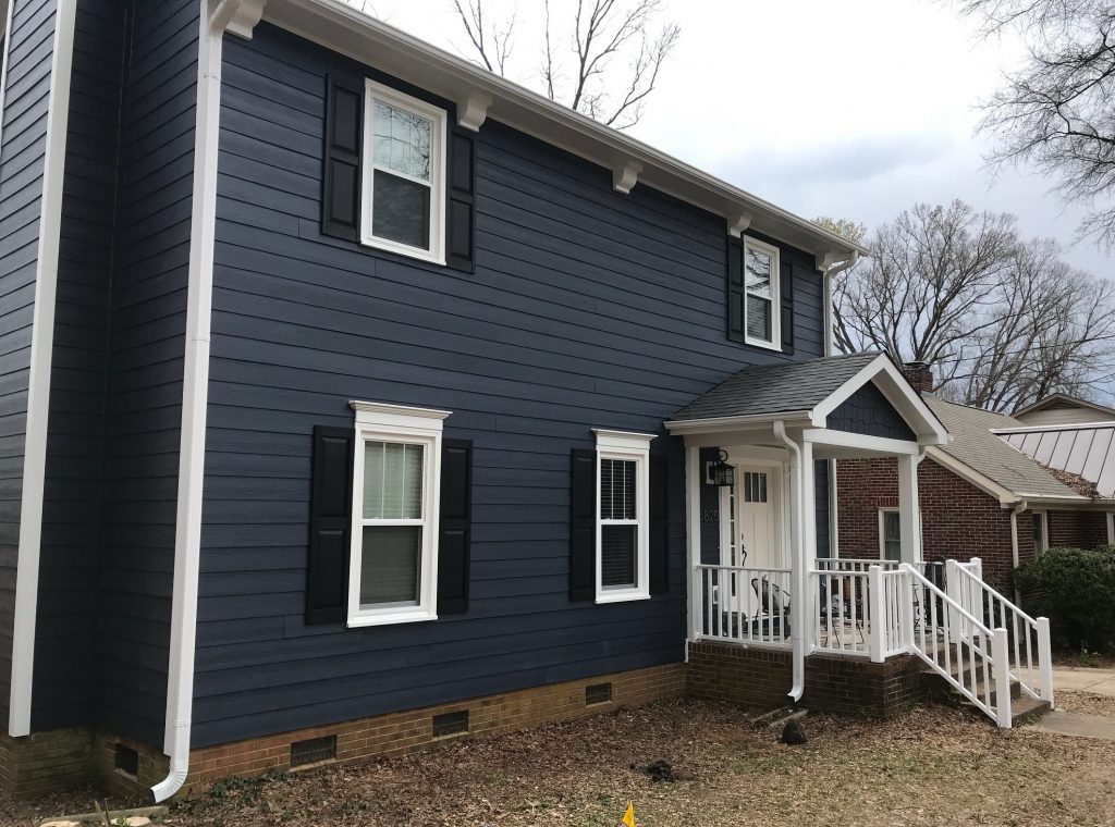 Charlotte Hardie® Plank Siding Replacement on Selwyn Ave