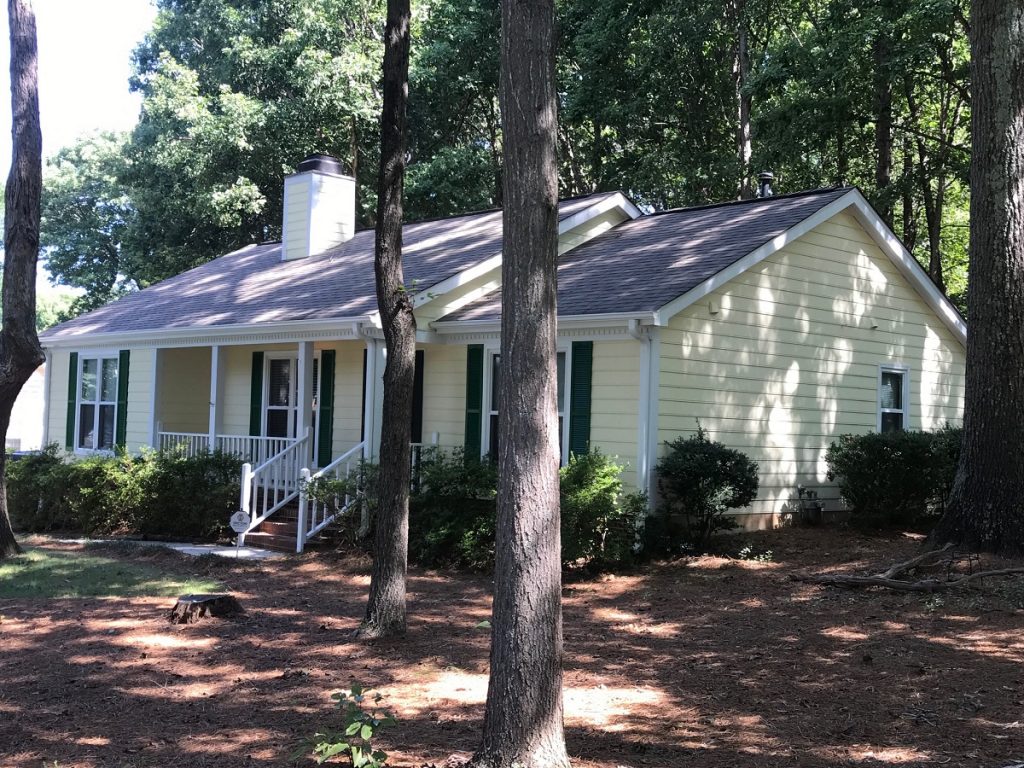 Simonton window and hardieplank siding replacemen in Huntersville 