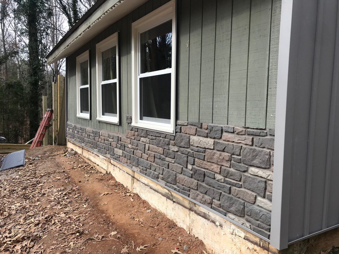 Board and Batten Vinyl Siding Creates Unique Look for SC Home