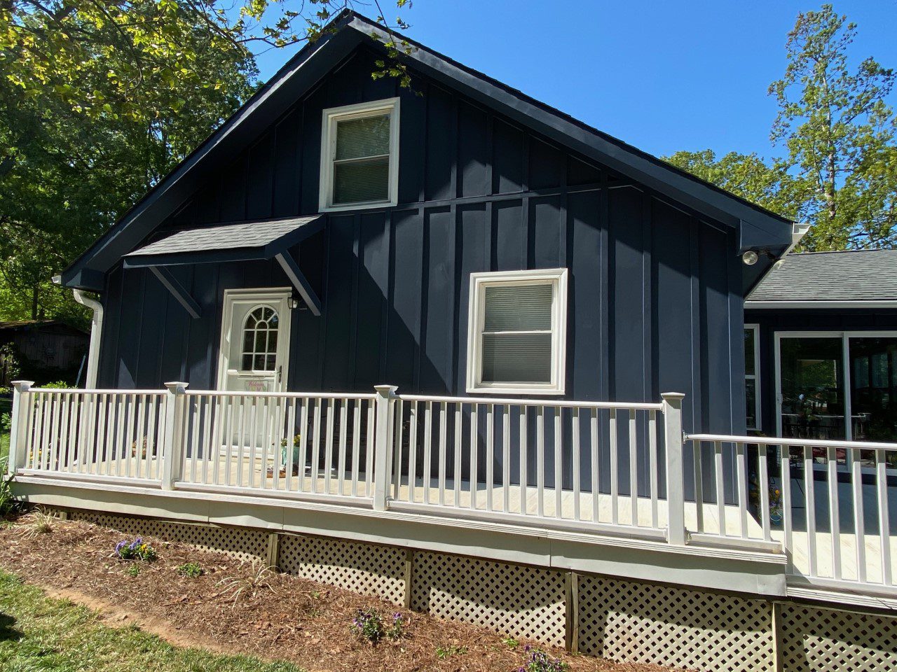 Siding intallation on High Rock Lake NC