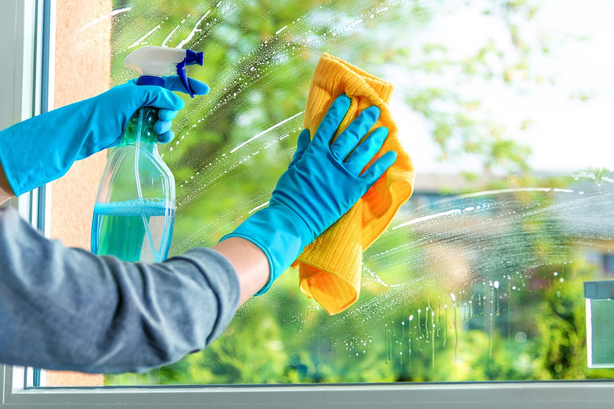 Double-hung windows are very easy to clean