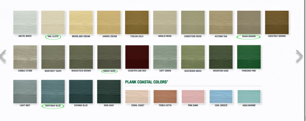 Colors for Hardie® Plank in Charlotte