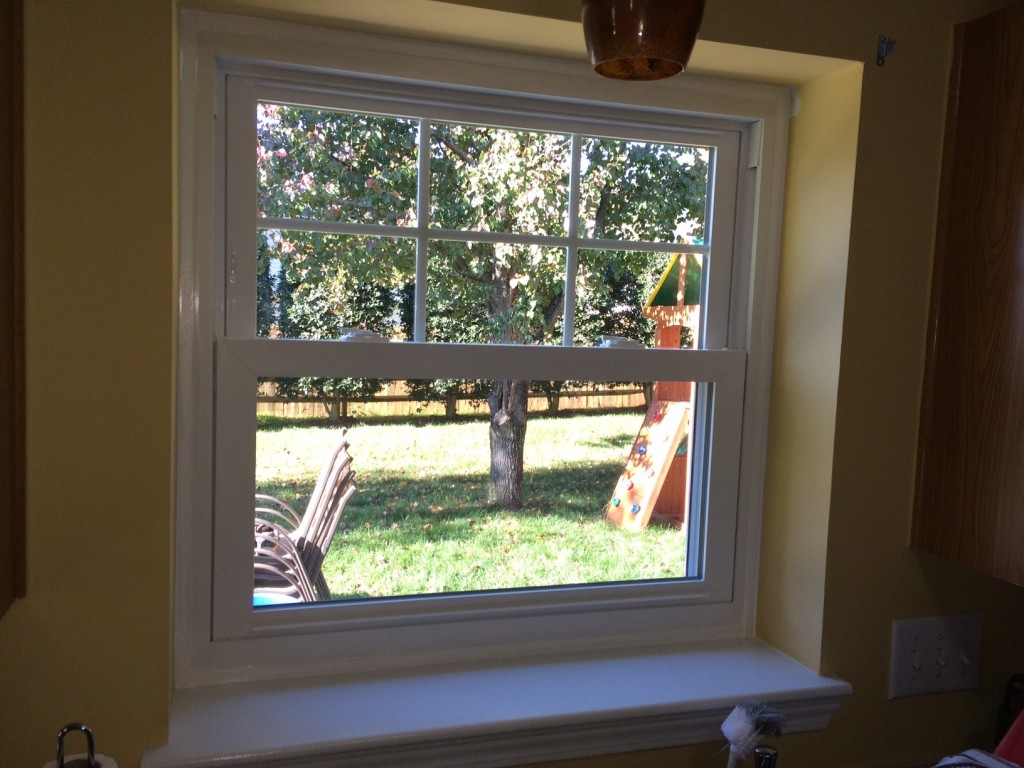 Huntersville, NC, window installation by Belk Builders