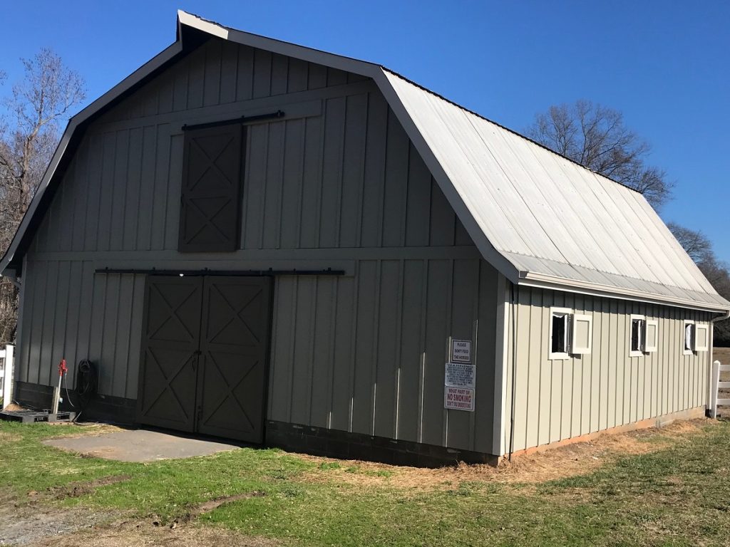 Belk Builder Horse Barn Hardie® Plank Siding Installation