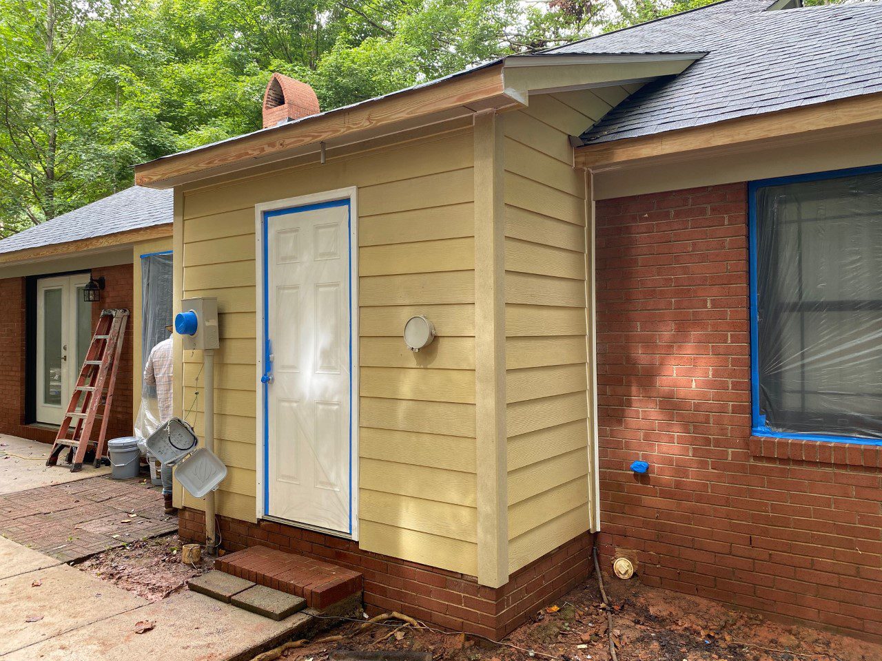 New Siding for the Back of the Home