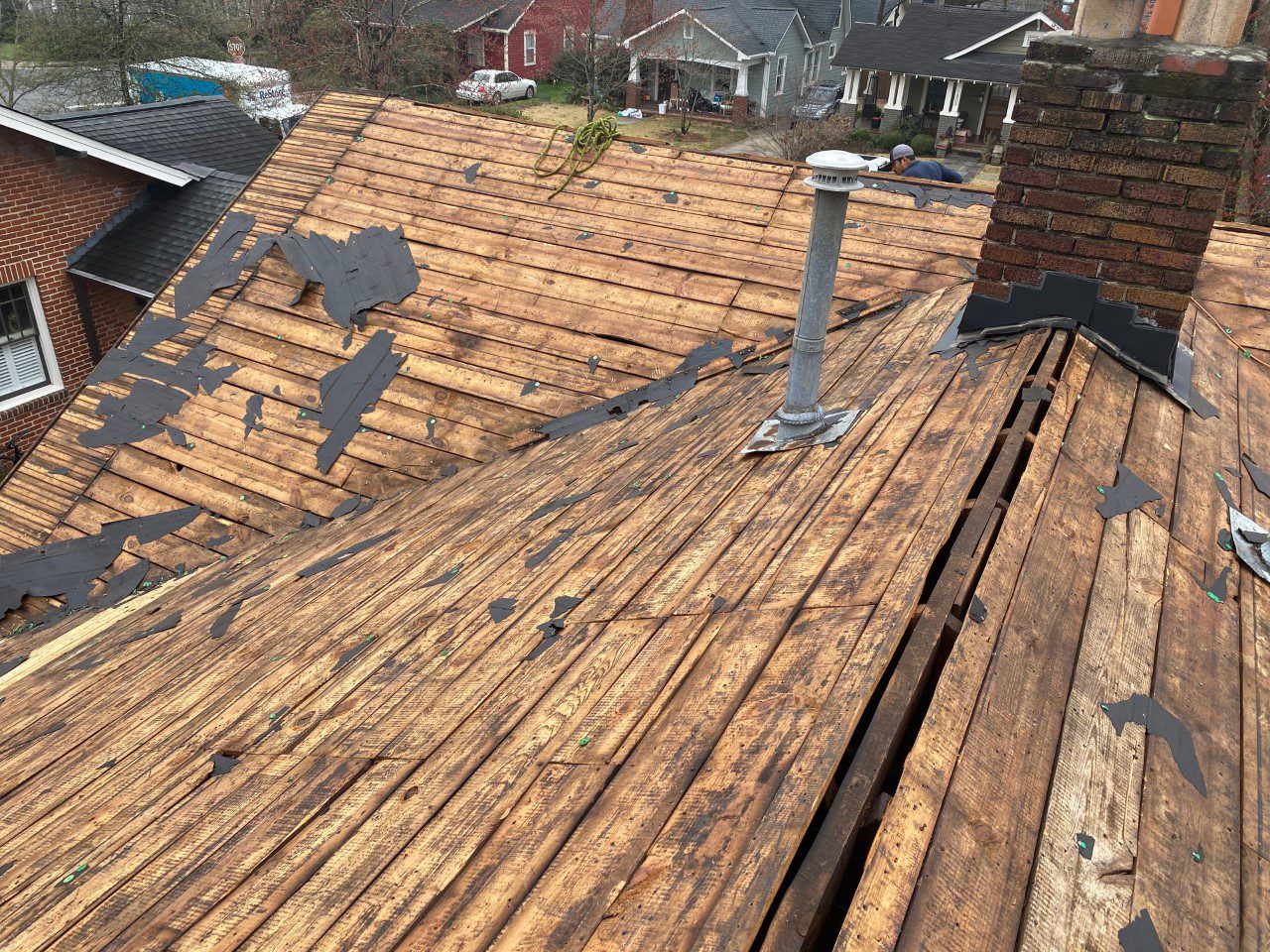 under old roofing