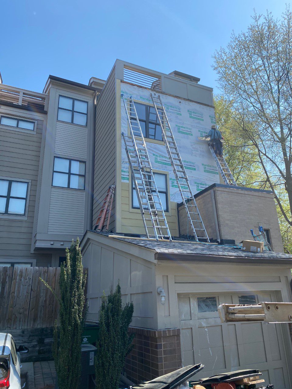 Belk Builders during the project.