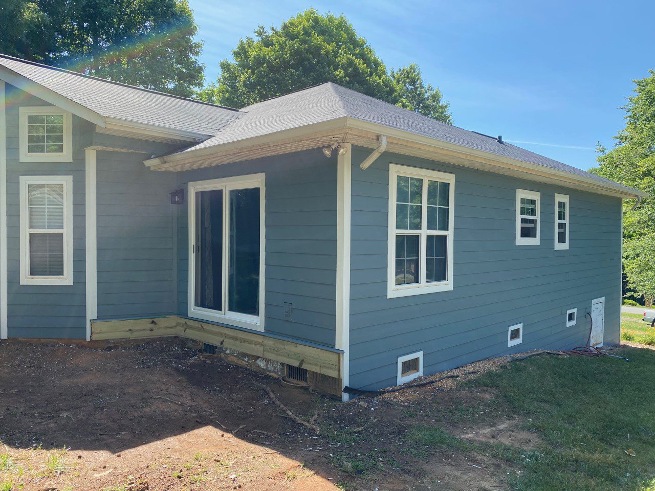 completed denver Hardie® Plank exterio remodel