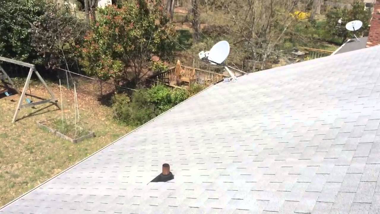 South Charlotte roof replacement inspection: fans and satellite dishes