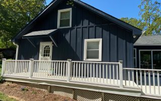 Siding intallation on High Rock Lake NC