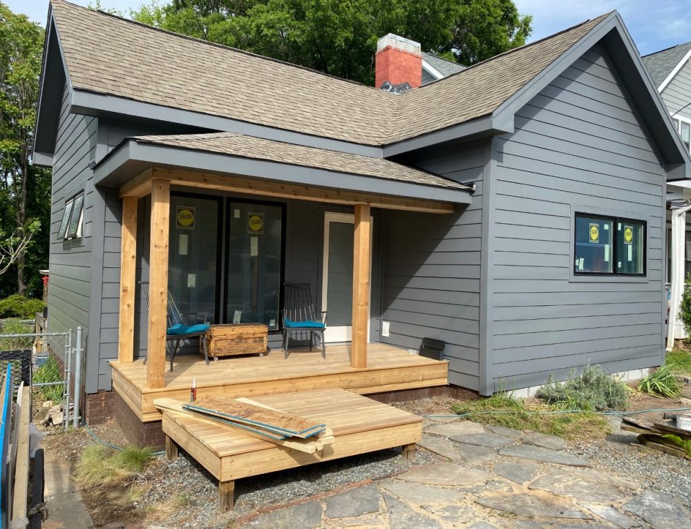 South Charlotte Duplex New Mastic Vinyl Siding from Belk Builders