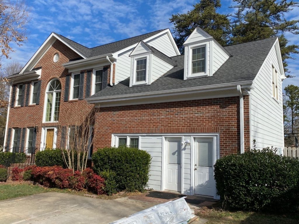 New HardiePlank® Siding Makes Brick Home More Low Maintenance New HardiePlank® Siding Makes Brick Home More Low Maintenance