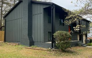 painted brick and Hardie® Plank siding south charlotte