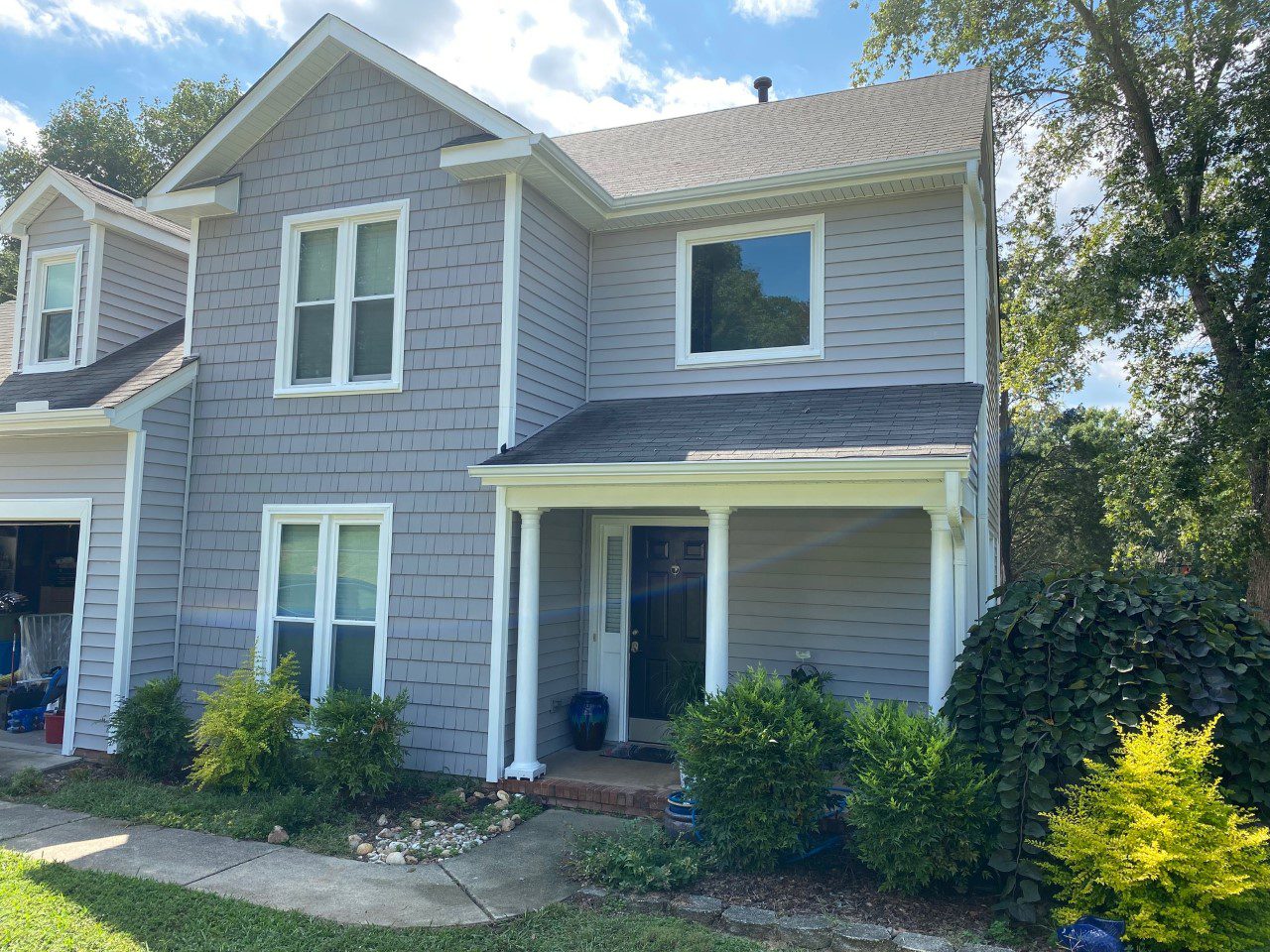 Vinyl siding installation in Concord NC by Belk Builders