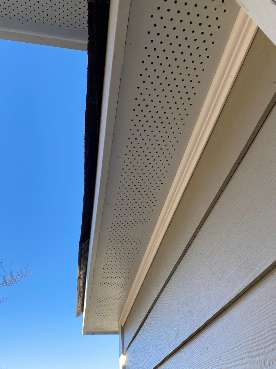 soffit on new Hardie® home in huntersville nc