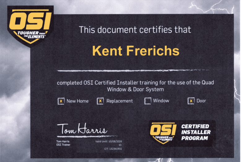OSI Certified Installer