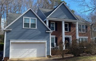 Completed Vinyl Siding house in Huntersville