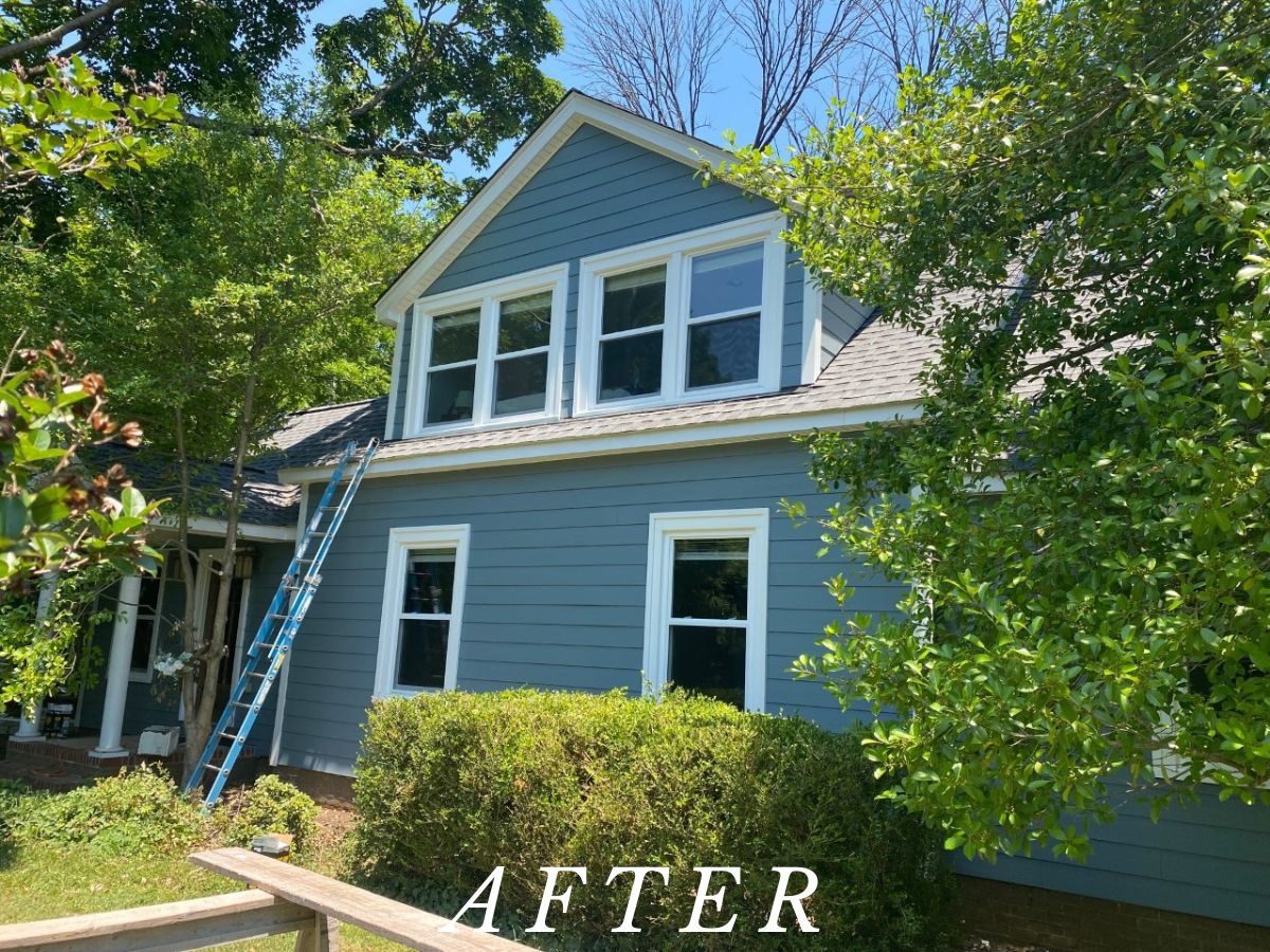 installation of new siding and windows to home